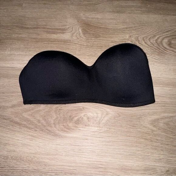 Pink Victoria's Secret Black Multi Way Bandeau Strapless Bra 34C - Picture 2 of 10